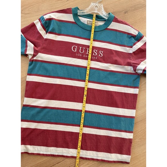 GUESS Mens T Shirt Short Sleeve Go Peer Stripe Crewneck Shirt Size Small - Picture 8 of 10